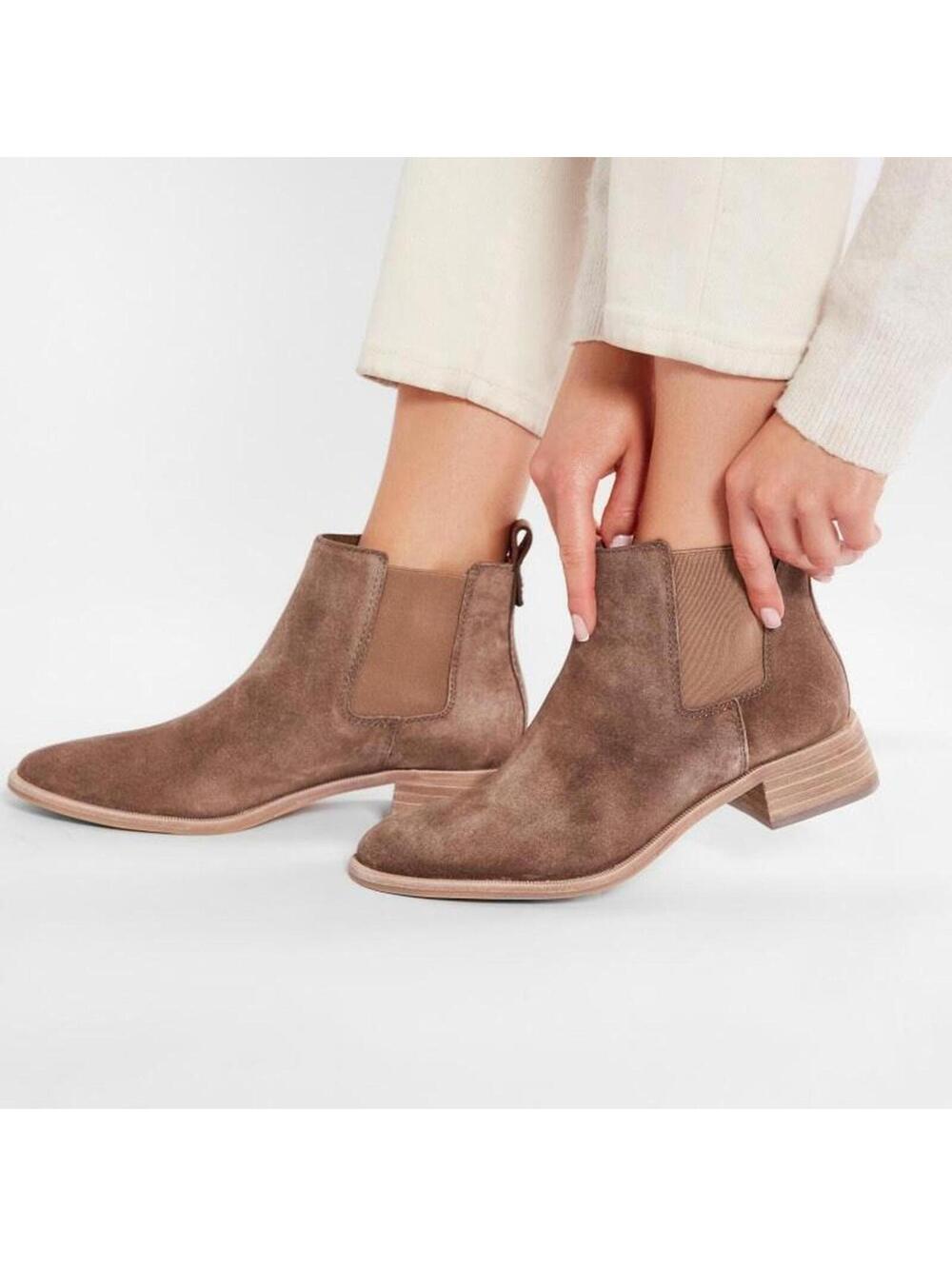 Tory Burch Suede Chelsea Boots